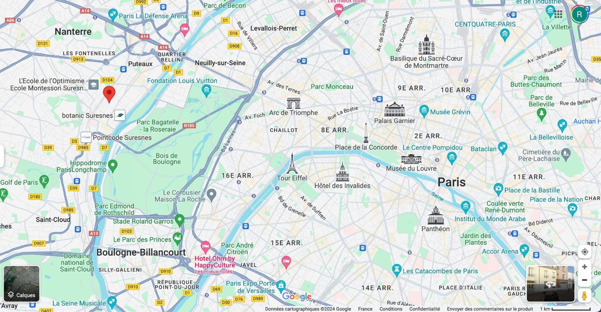 A 10 Min De La Defense Et A 20 Min De Paris Apartment Сюрен Екстериор снимка